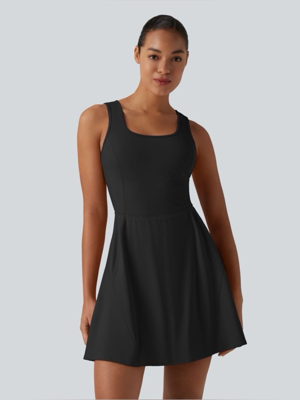 Halara Softlyzero Airy Crisscross Back Active Dress- size XS